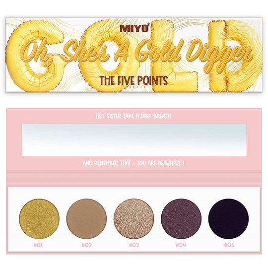MIYO Five Points Paletts Eyeshadows 24 Oh, She´s a Gold