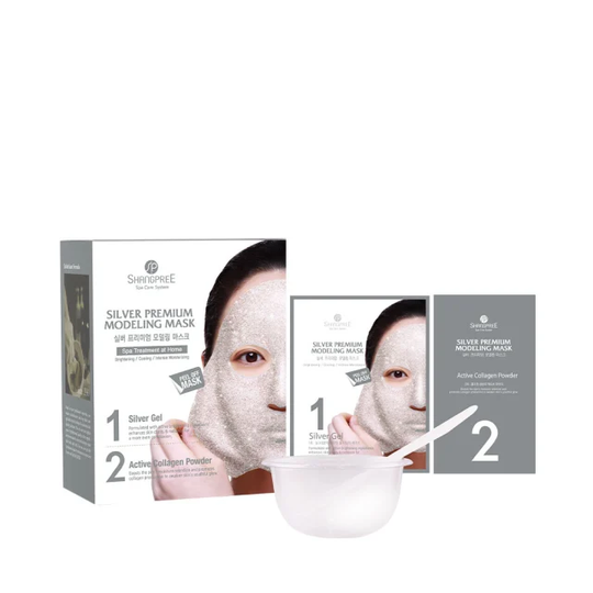 Silver Premium Modeling Mask (Inclu. Bowl & Spatula)