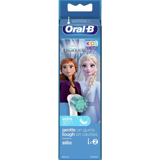Oral-B Kids Frozen 2 Extra Soft Tandborsthuvud 2 st
