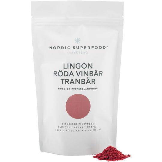 Wild Nordic Berry Powder - Red, 80 g Nordic Superfood Kosttillskott & Vitaminer
