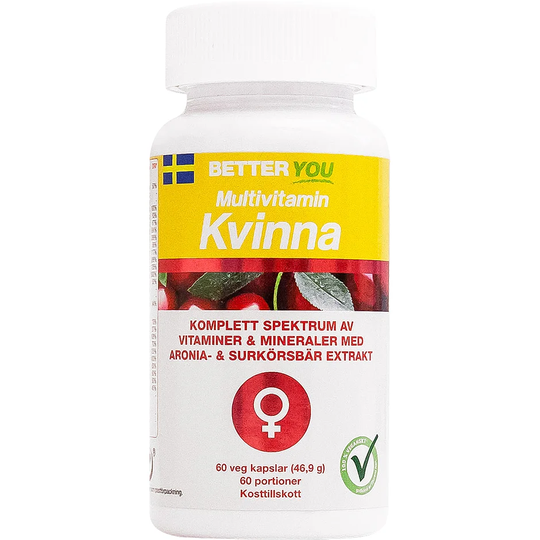 Multivitamin Kvinna, Better You Kosttillskott