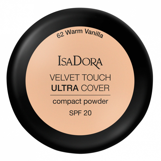 IsaDora Velvet Touch Ultra Cover Compact Power SPF 20 62 Warm Vanilla