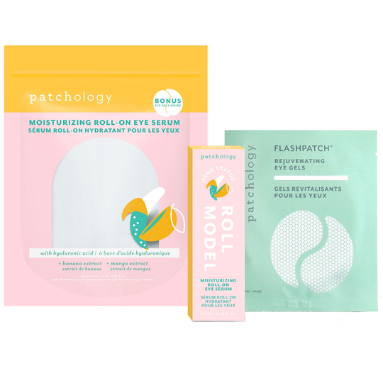 Patchology Roll Model Moisturizing Eye Serum + Eye gel