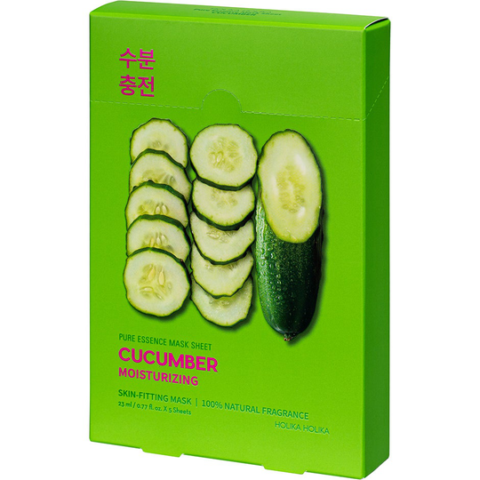 Pure Essence Mask Sheet Pack Cucumber, Holika Holika Ansiktsmask