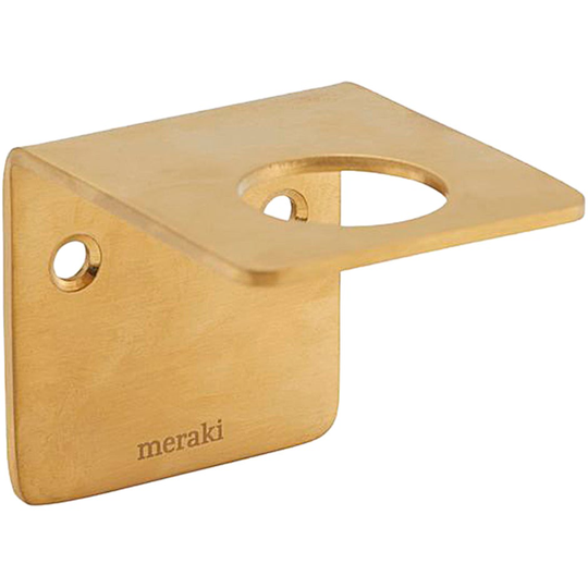 Wall Bracket Brushed Brass Finish, Meraki Badbomber, badskum & badolja