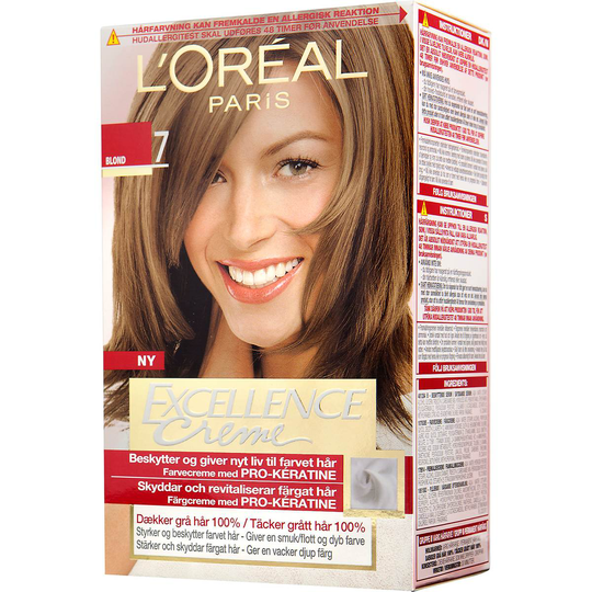 Excellence Crème 7 Blond, L'Oréal Paris Hårfärg