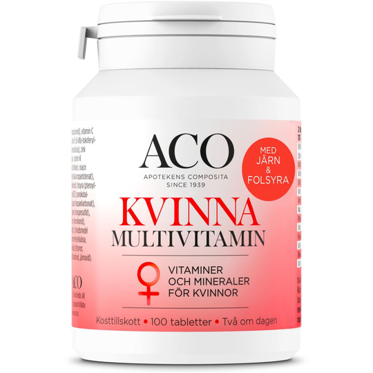 ACO Kvinna Multivitamin 100 tabletter