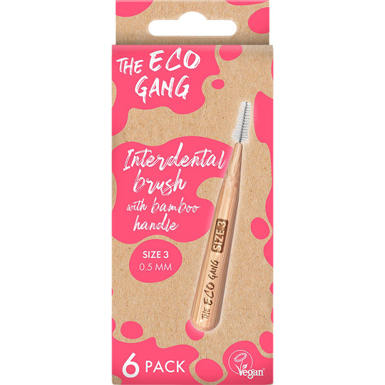 Bamboo Interdental Brush, The Eco Gang Tandborstar