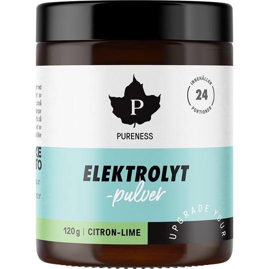 Elektrolytpulver - Citron Lime, 120 g Pureness Kosttillskott & Vitaminer