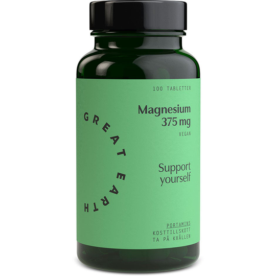 Magnesium 375 mg, Great Earth Kosttillskott & Vitaminer