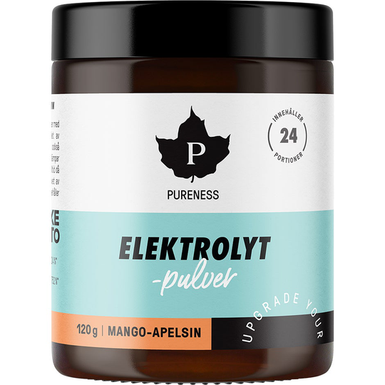 Elektrolytpulver Mango & Apelsin, 120 g Pureness Kosttillskott