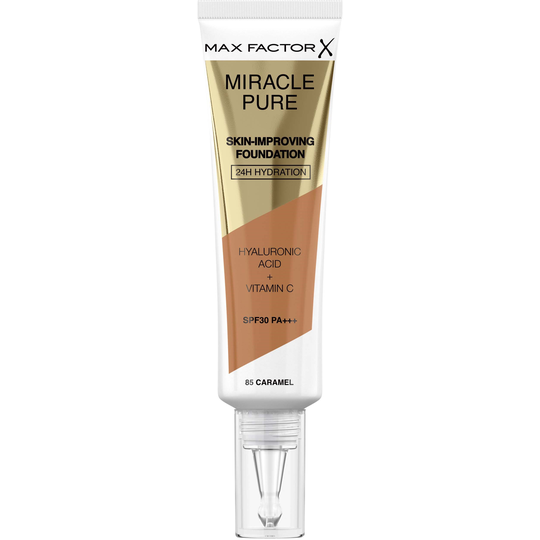 Max Factor Miracle Pure Skin-Improving Foundation 85 Caramel