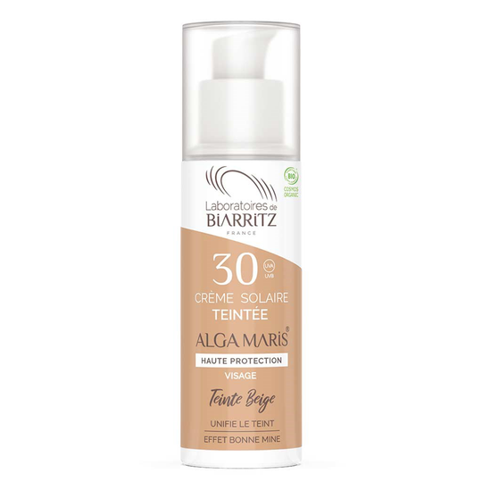 Alga Maris Alga Maris Organic Tinted Face Sunscreen SPF30 Beige 30 ml