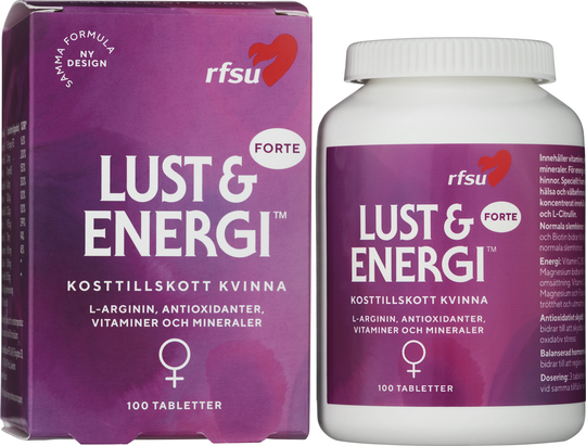 RFSU Lust och Energi kvinna 100 st