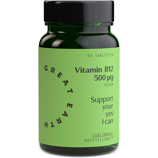 Vitamin B12 Sublingual, Great Earth Kosttillskott