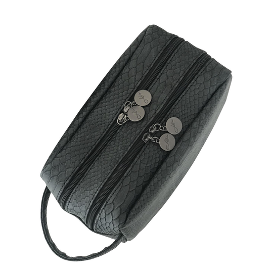 LULU'S ACCESSORIES Herre Toiletry Bag Brushed Black