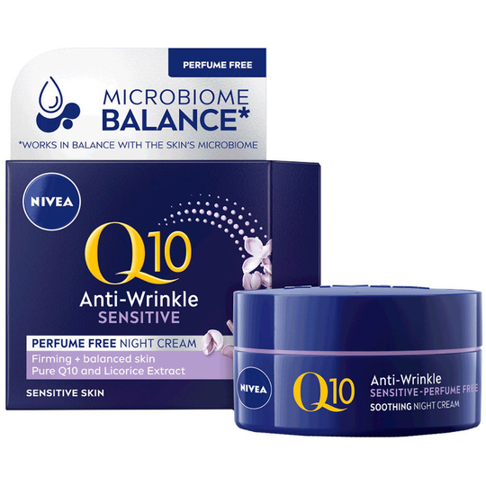 Q10 Plus Power Anti-Wrinkle Sensitive Night, 50 ml Nivea Ansiktskräm